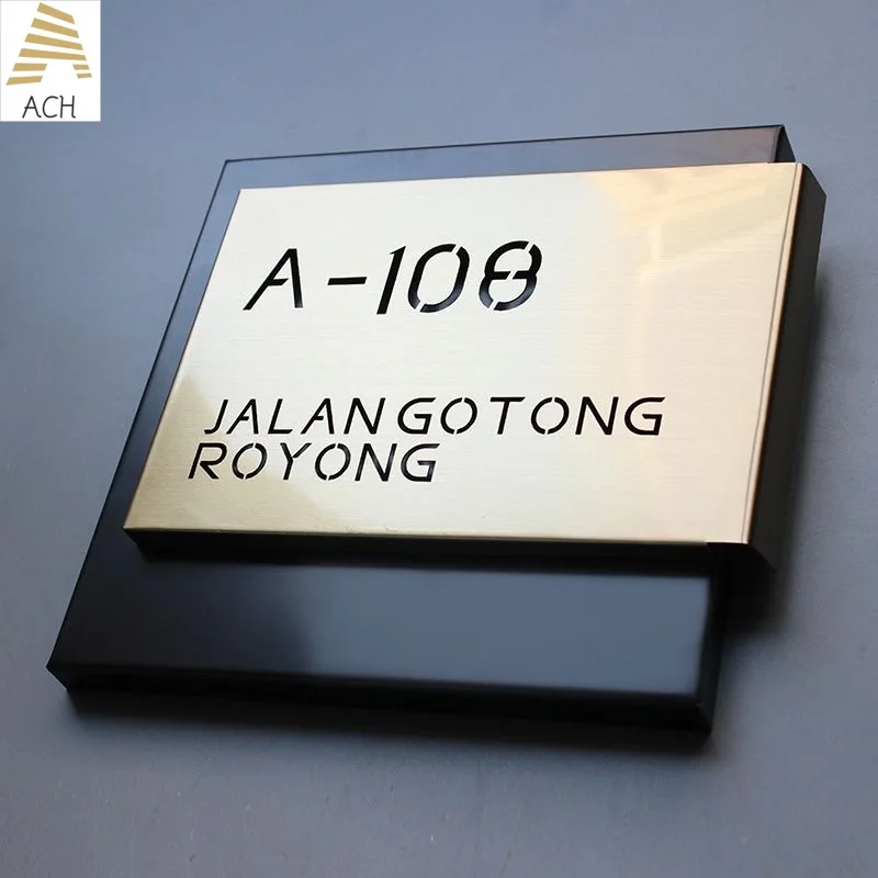 Customize Sign Stainless Steel Modern Door Plaque,Office Plate, Shop Signage House Number, Personalize Name Address(Flat wall)
Customize Sign Stainless Steel Modern Door Plaque,Office Plate, Shop Signage House Number, Personalize Name Address(Flat wall)