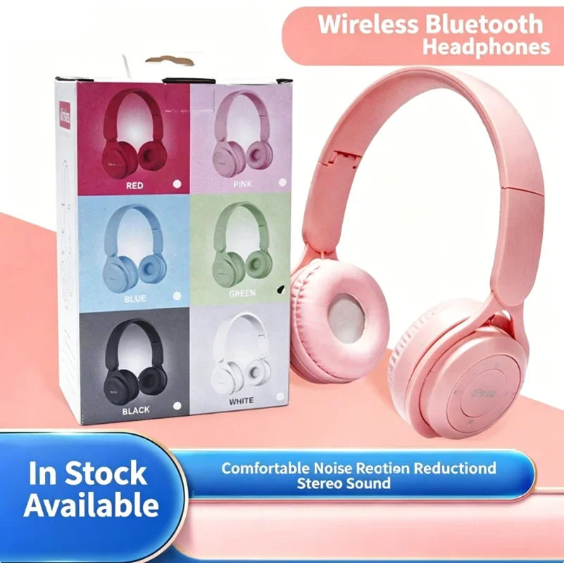 Hifi Sound Bluetooth Headphones Wireless Over-Ear Headsets with Microphone Noise Reduction Comfortable for Travel And Home Use
Hifi Sound Bluetooth Headphones Wireless Over-Ear Headsets with Microphone Noise Reduction Comfortable for Travel And Home Use