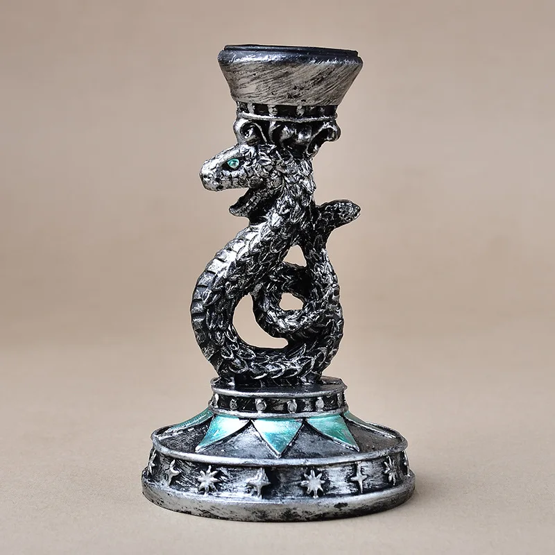 Cross-border resin green eye silver snake ornament home decoration handicraft crystal ball base rough ore display bracket
Cross-border resin green eye silver snake ornament home decoration handicraft crystal ball base rough ore display bracket