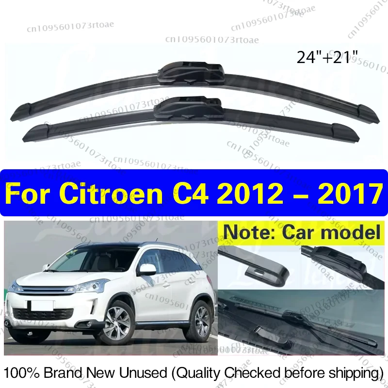 Car Wiper Blade Front Window Windscreen Windshield Wipers Blades Auto Accessories For Citroen C4 Aircross 2012 - 2017 24"+21"
Car Wiper Blade Front Window Windscreen Windshield Wipers Blades Auto Accessories For Citroen C4 Aircross 2012 - 2017 24"+21"