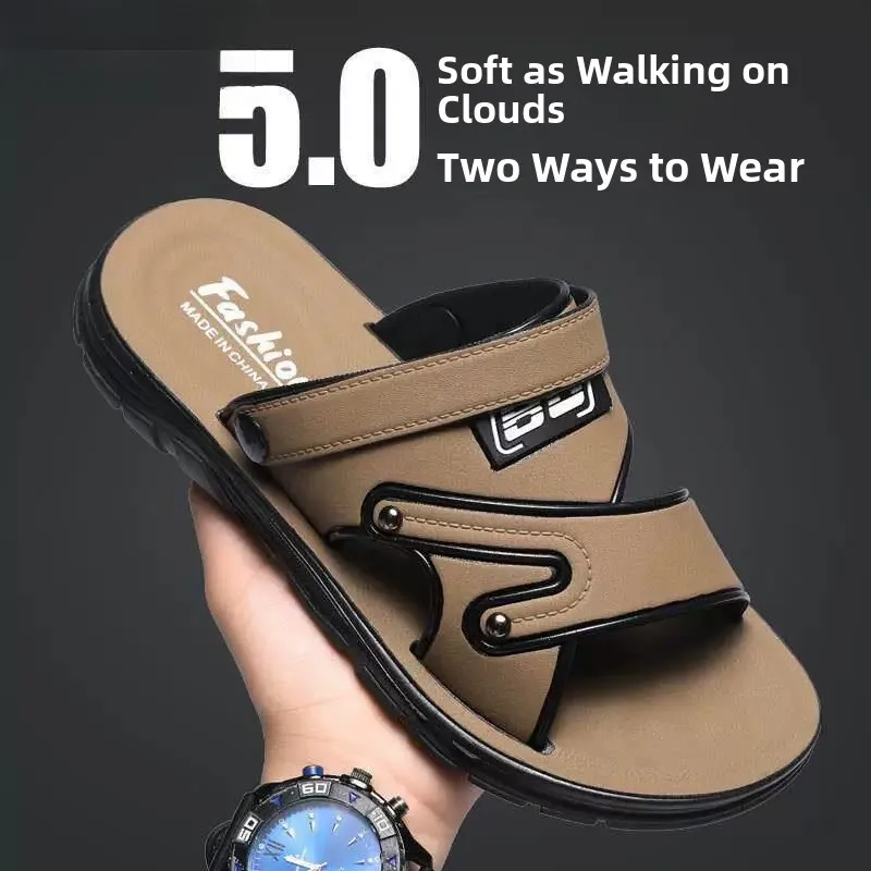 Thick Bottom Anti-Slip Indoor Home Slippers Men's Summer New Style Beach Shoes Comfortable Wearing Sensation PVC Material
Thick Bottom Anti-Slip Indoor Home Slippers Men's Summer New Style Beach Shoes Comfortable Wearing Sensation PVC Material