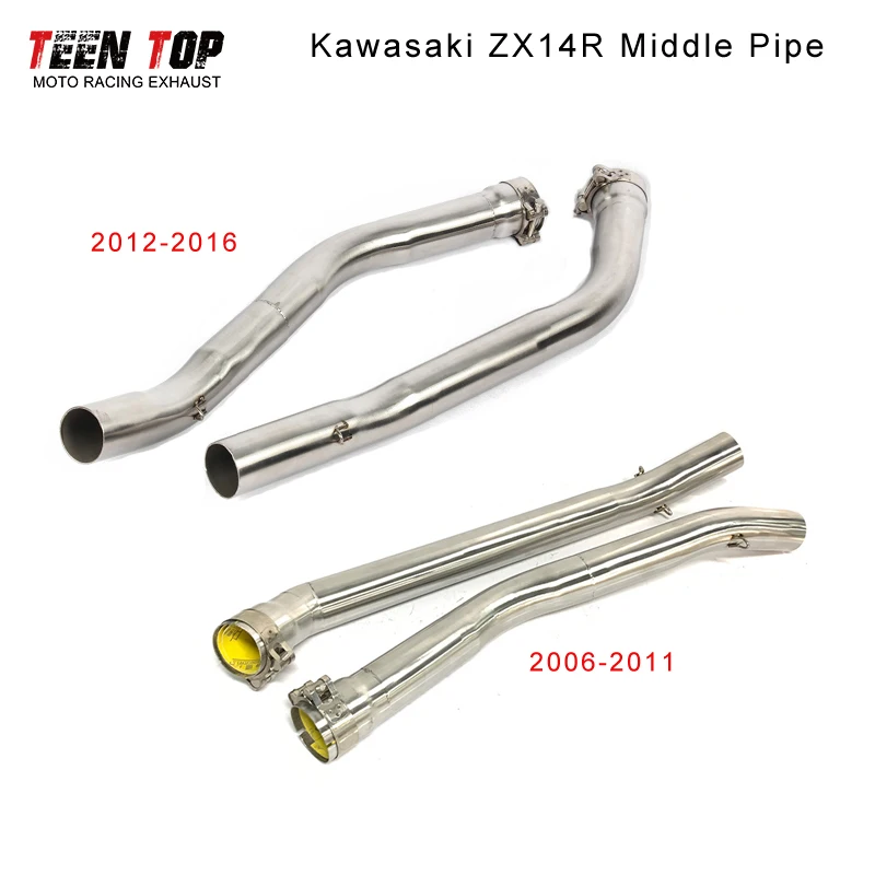 Motorcycle Exhaust Middle Link Pipe For Kawasaki ZX14R ZX-14R ZX14-R 2006-2016 Escape Moto Bike Middle Link Tube
Motorcycle Exhaust Middle Link Pipe For Kawasaki ZX14R ZX-14R ZX14-R 2006-2016 Escape Moto Bike Middle Link Tube