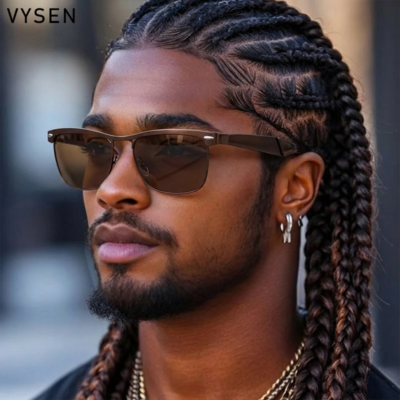 Polarized Square Punk Sunglasses Men 2026 Luxury Brand Trendy Vintage Metal Frame Outdoor Sun Glasses For Male Eyewear Shades
Polarized Square Punk Sunglasses Men 2026 Luxury Brand Trendy Vintage Metal Frame Outdoor Sun Glasses For Male Eyewear Shades