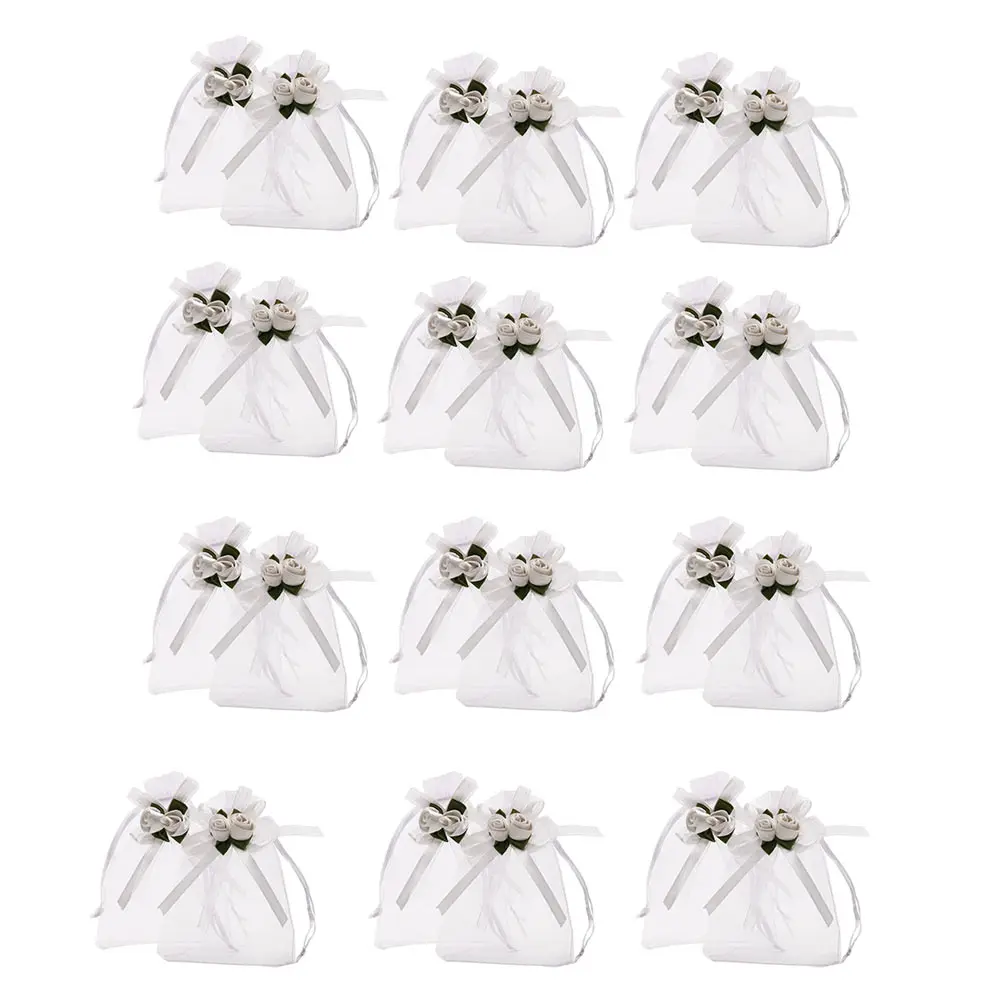 50PCS Jewelry Reusable Sturdy Drawstring Bags Rose Design Storage Wedding Candy Pouches White Color Gift Packaging
50PCS Jewelry Reusable Sturdy Drawstring Bags Rose Design Storage Wedding Candy Pouches White Color Gift Packaging