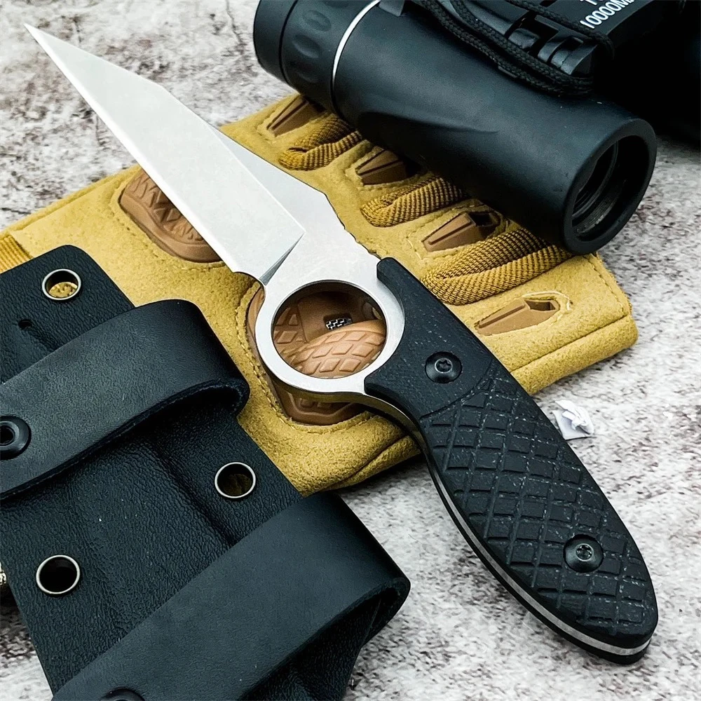 Тактический нож с фиксированным лезвием для мужчин, инструмент для охоты и кемпинга на открытом воздухе, 8Cr13MoV, сталь и ручка G10, снаряжение для выживания
Тактический нож с фиксированным лезвием для мужчин, инструмент для охоты и кемпинга на открытом воздухе, 8Cr13MoV, сталь и ручка G10, снаряжение для выживания