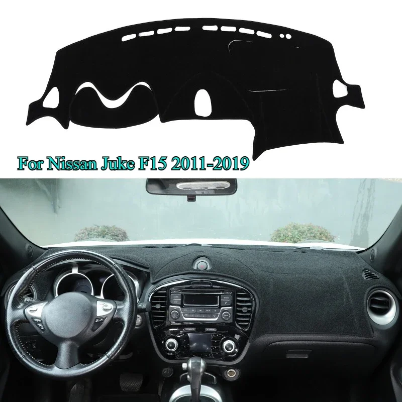 Polyester Black Suitable For Nissan Juke F15 2011-2019 Car Dashboard Sun Protection Cover Mat Interior Car Accessories
Polyester Black Suitable For Nissan Juke F15 2011-2019 Car Dashboard Sun Protection Cover Mat Interior Car Accessories