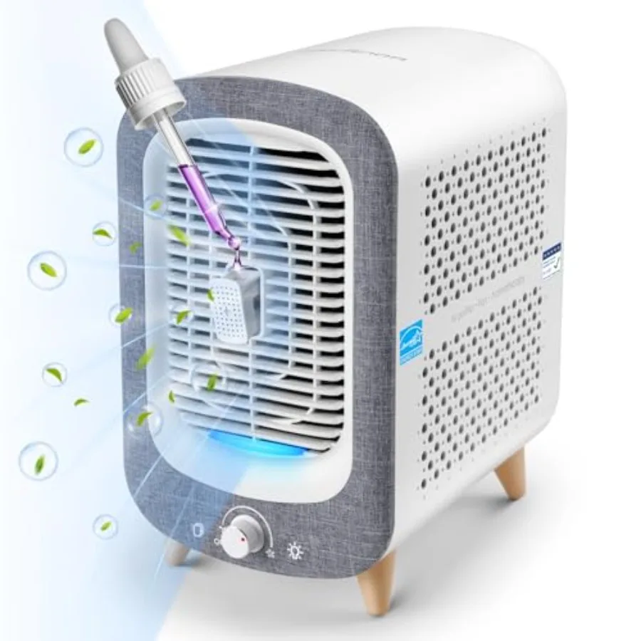 Jafanda Air Purifier for Home Bedroom 780sq Feet HEPA and Activated Carbon Air Cleaner with Fragrance Sponge and Nightlight for
Jafanda Air Purifier for Home Bedroom 780sq Feet HEPA and Activated Carbon Air Cleaner with Fragrance Sponge and Nightlight for