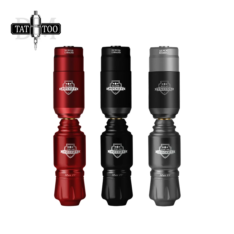 Mini Rocket Tattoo Machine Set Japan Motor Wireless Tattoo Power Supply RCA Interface Rotary Tattoo Pen Kit
Mini Rocket Tattoo Machine Set Japan Motor Wireless Tattoo Power Supply RCA Interface Rotary Tattoo Pen Kit