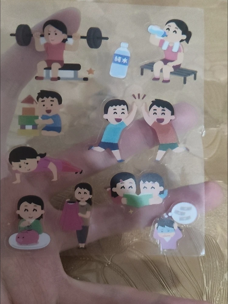 12pcs Cute Cartoon Sticker Character Handbook Handbook Diary Creative Decorative Material Transparent Sticker
12pcs Cute Cartoon Sticker Character Handbook Handbook Diary Creative Decorative Material Transparent Sticker