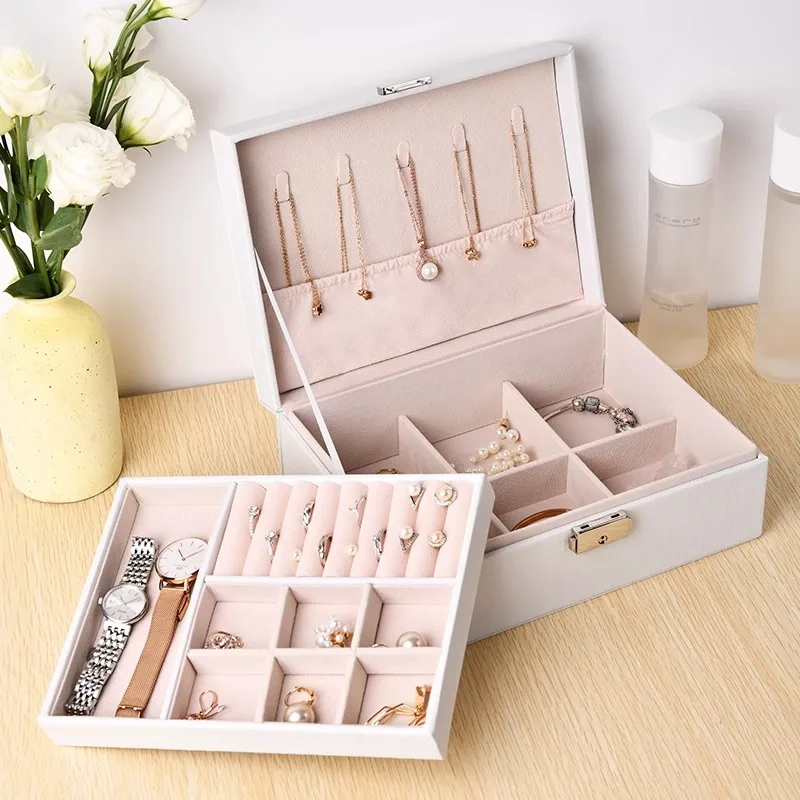 High-End Large Capaci Jewelry Storage Box Anti-Oxidation Earring Ring Nelace Organizer Box New 2024 Ele Design
High-End Large Capaci Jewelry Storage Box Anti-Oxidation Earring Ring Nelace Organizer Box New 2024 Ele Design