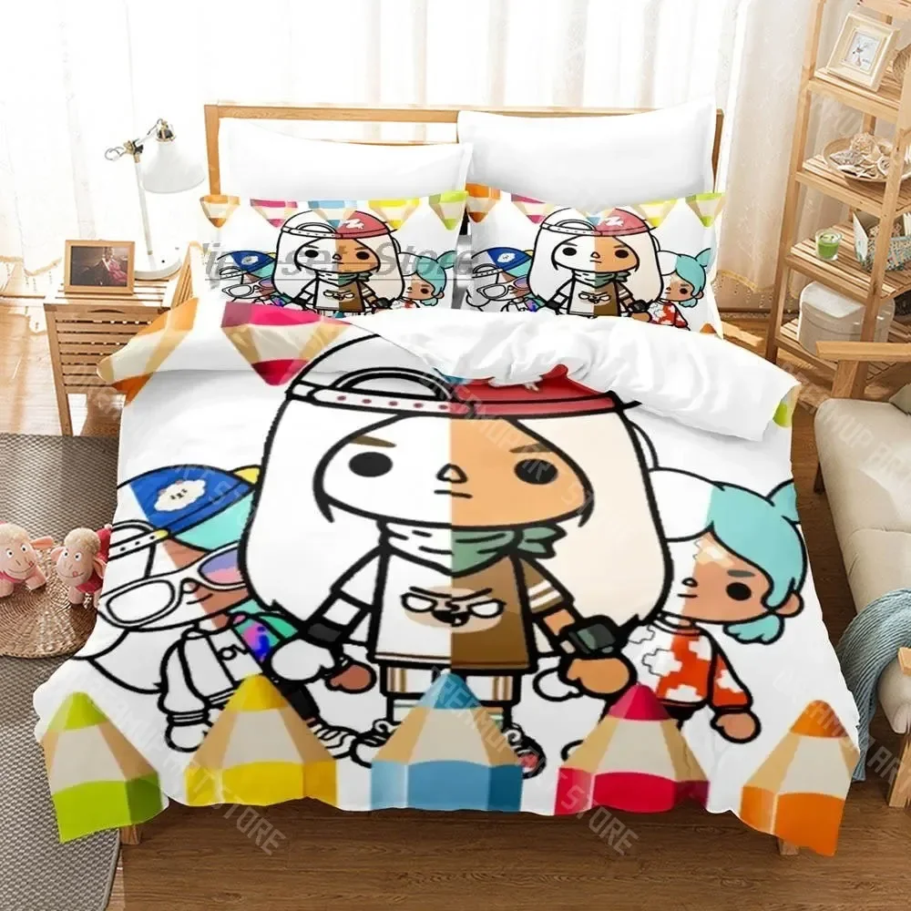 3D Print Toca Life Bedding Set Single Twin Full Queen King Size Bed Set Aldult Kid Bedroom Duvetcover Sets 3D Print Kawaii Anime
3D Print Toca Life Bedding Set Single Twin Full Queen King Size Bed Set Aldult Kid Bedroom Duvetcover Sets 3D Print Kawaii Anime