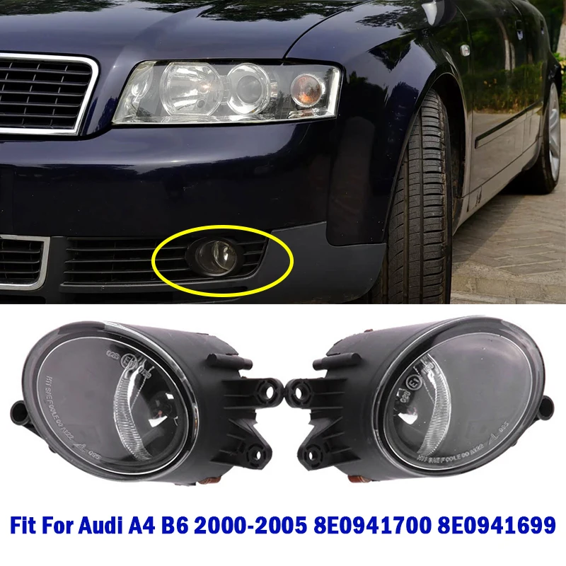 Fog Light Assembly Front Bumper Signal Lamp Car Accessories Fit For Audi A4 B6 2000 2001 2002 2003 2004 2005 8E0941700 8E0941699
Fog Light Assembly Front Bumper Signal Lamp Car Accessories Fit For Audi A4 B6 2000 2001 2002 2003 2004 2005 8E0941700 8E0941699
