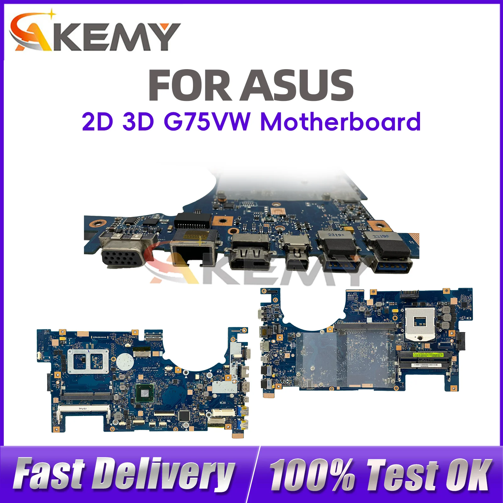 G75VW 2D Laptop Motherboard For ASUS ROG G75VW G75VX G75V Notebook Mainboard This item is in stock 100% tests OK fast shipping
G75VW 2D Laptop Motherboard For ASUS ROG G75VW G75VX G75V Notebook Mainboard This item is in stock 100% tests OK fast shipping