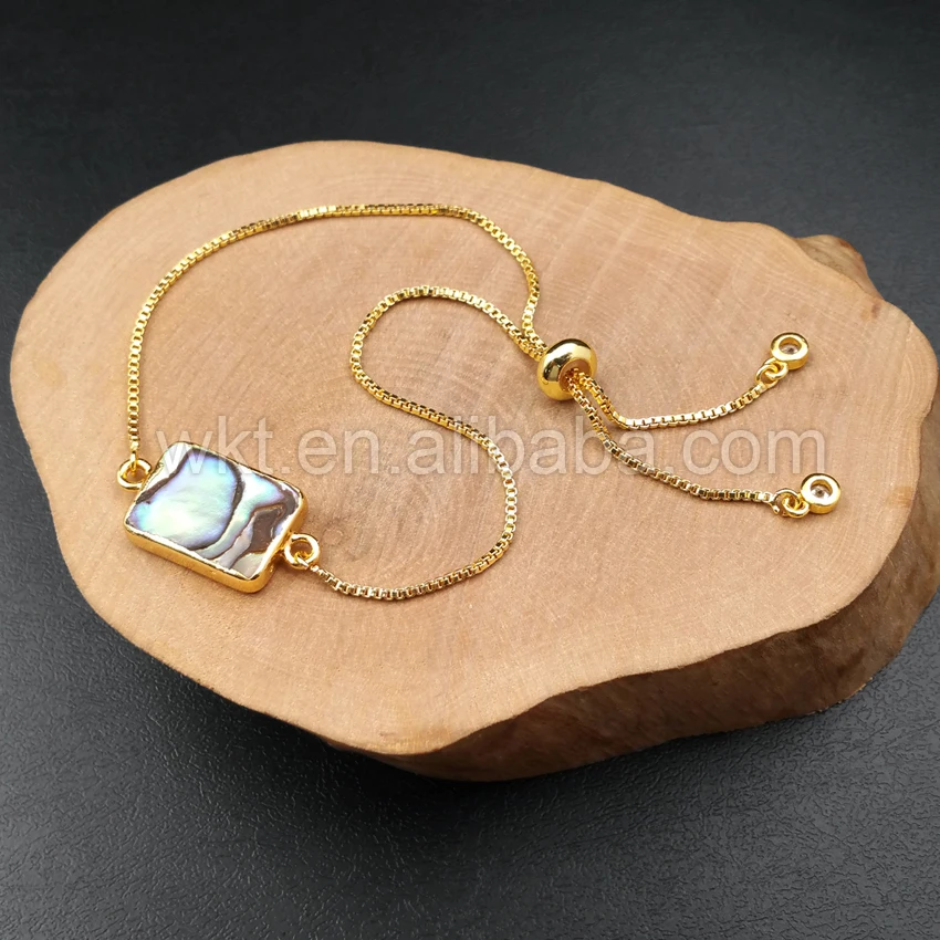 WT-B337 Wholesale Free shipping mother of pearl shell bracelet Unique rectangular abalone shell bracelet Jewelry 12*16mm
WT-B337 Wholesale Free shipping mother of pearl shell bracelet Unique rectangular abalone shell bracelet Jewelry 12*16mm