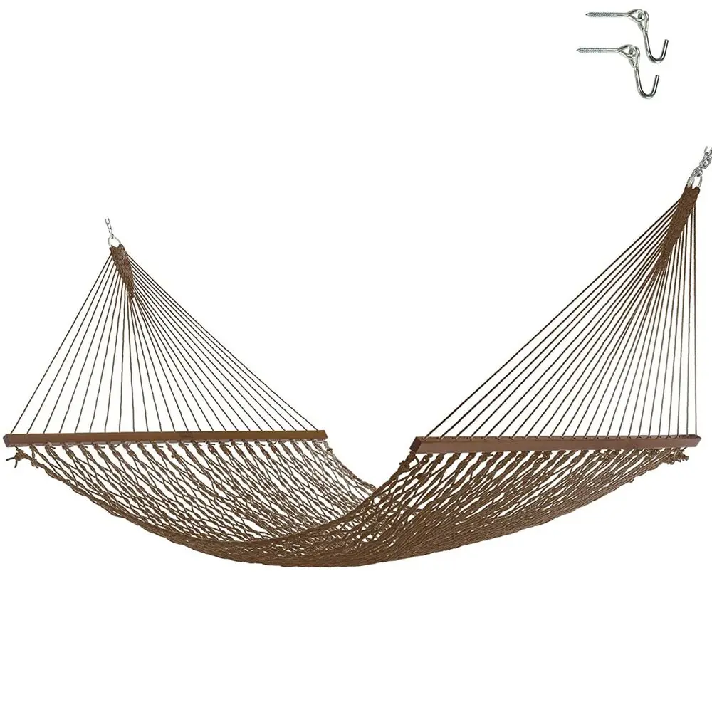 Admiral Mocha DuraCord Rope Hammock 13 ft. x 60 in., 2Person, 450 lb Capacity, Cumaru Spreader Bar, Free Chains amp Tree Hooks,
Admiral Mocha DuraCord Rope Hammock 13 ft. x 60 in., 2Person, 450 lb Capacity, Cumaru Spreader Bar, Free Chains amp Tree Hooks,