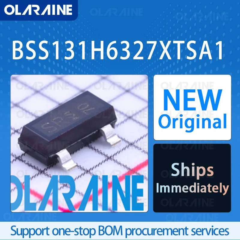 10/50/100Pcs BSS131H6327XTSA1 SOT-23-3 Original Transistor MOSFET RoHS N-Channel 1 Channel Vds- 240 V Id-110 mA
10/50/100Pcs BSS131H6327XTSA1 SOT-23-3 Original Transistor MOSFET RoHS N-Channel 1 Channel Vds- 240 V Id-110 mA