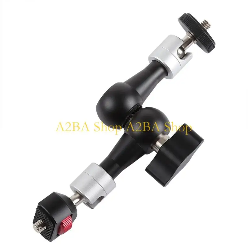 A2BA 6in Adjustable Arm Monitor Head Bracket Vigorous Clamp Hot Shoe Ball Head
A2BA 6in Adjustable Arm Monitor Head Bracket Vigorous Clamp Hot Shoe Ball Head