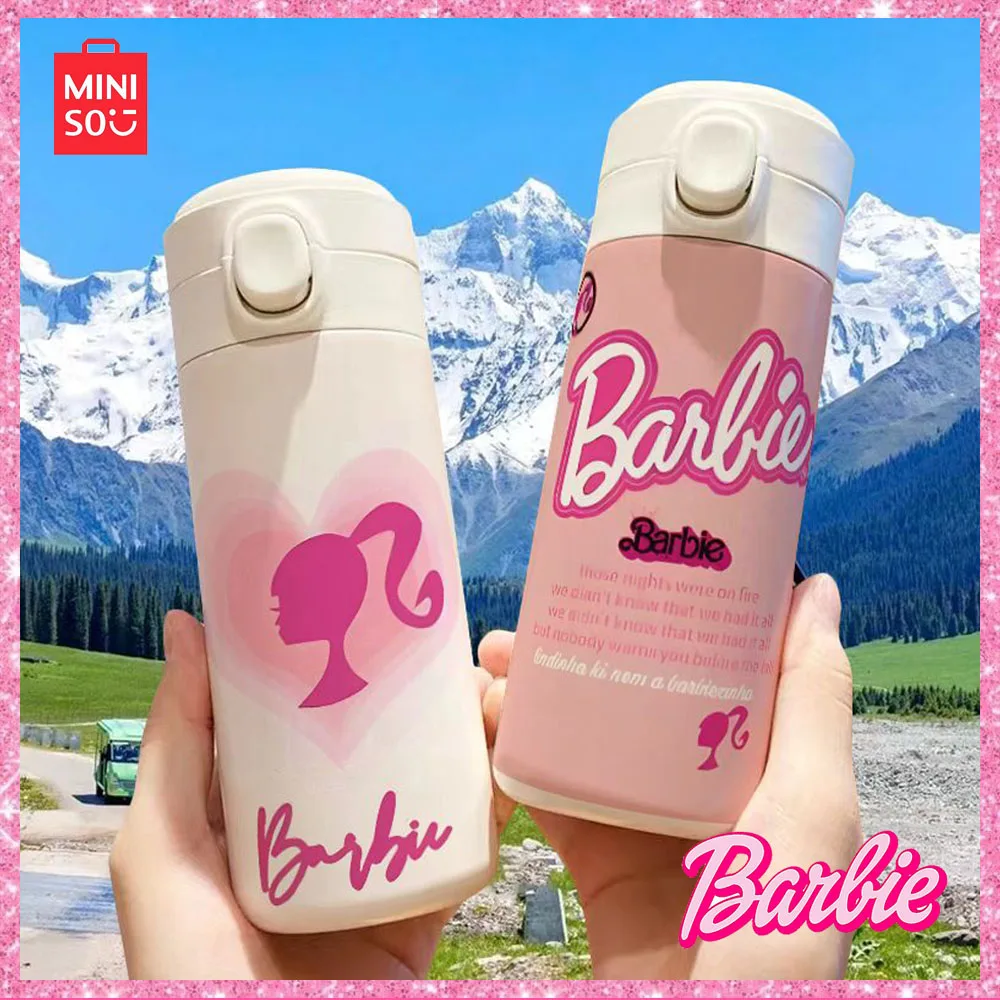 Miniso New Barbie Princess Insulation Cup Small Out Portable Smart Stainless Steel Student Water Cup Girls Birthday Gift
Miniso New Barbie Princess Insulation Cup Small Out Portable Smart Stainless Steel Student Water Cup Girls Birthday Gift