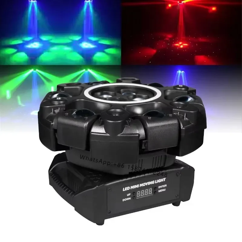 New Model Shadow Mini Shaking Head Light Bar Six-Arm Bee Eye Beam LED Moving Lights for Karaoke Room Disco Stage Atmosphere
New Model Shadow Mini Shaking Head Light Bar Six-Arm Bee Eye Beam LED Moving Lights for Karaoke Room Disco Stage Atmosphere