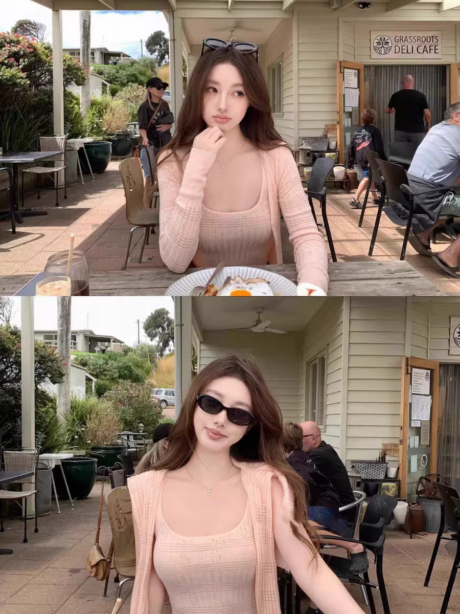 Comfortable Korean Style Women's Knitted V-Neck Striped Open Cardigan Breathable Soft Long Sleeve Two-Piece Set Spring Fashion
Comfortable Korean Style Women's Knitted V-Neck Striped Open Cardigan Breathable Soft Long Sleeve Two-Piece Set Spring Fashion