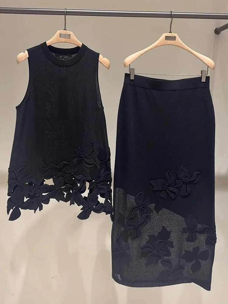 Sli Unique Bla Knitted Top And Skirt Set 2025 Summer Trendy Two-Piece Suit for Women in Their 20s And 30s Non-Repeating...
Sli Unique Bla Knitted Top And Skirt Set 2025 Summer Trendy Two-Piece Suit for Women in Their 20s And 30s Non-Repeating...