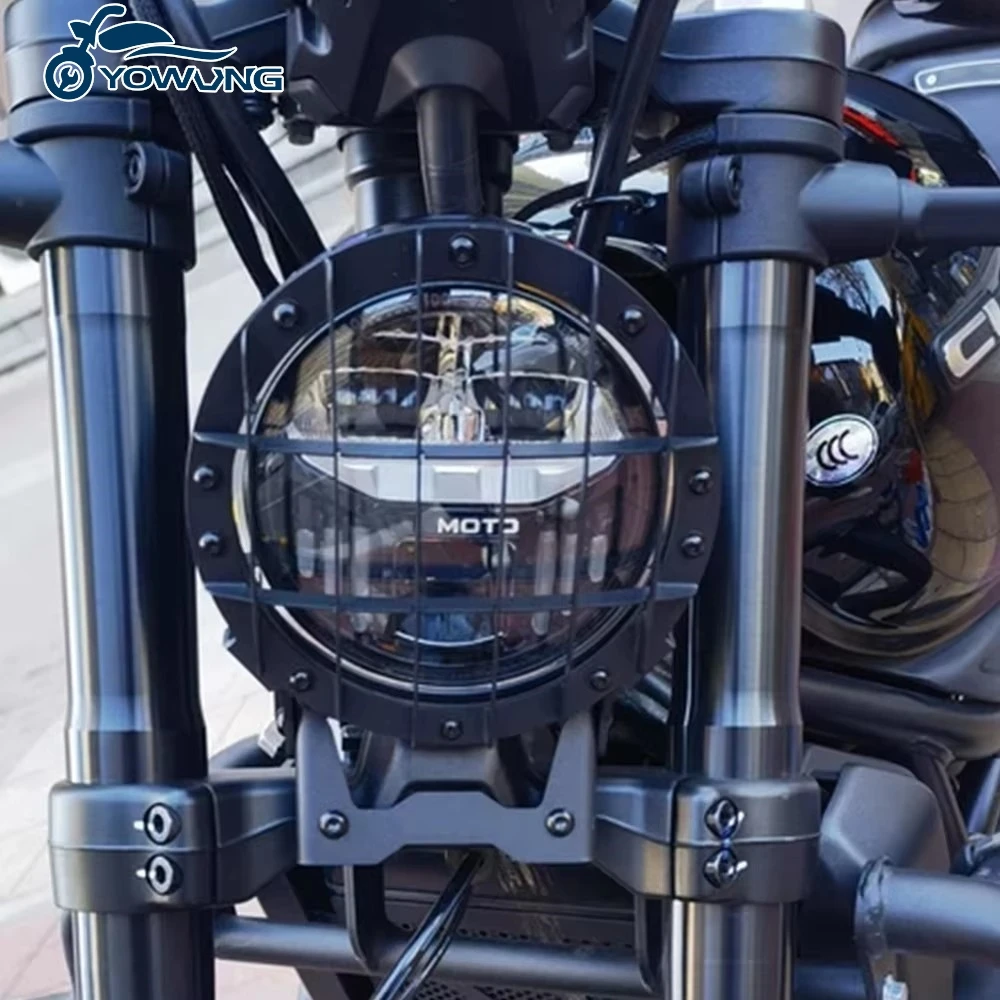 FOR CFMOTO CLC 450 250 Bobber 2023 2024 2025 Motorcycle Headlamp Grill Head Light Protection Cover CLC450 250CLC Headlight Guard
FOR CFMOTO CLC 450 250 Bobber 2023 2024 2025 Motorcycle Headlamp Grill Head Light Protection Cover CLC450 250CLC Headlight Guard