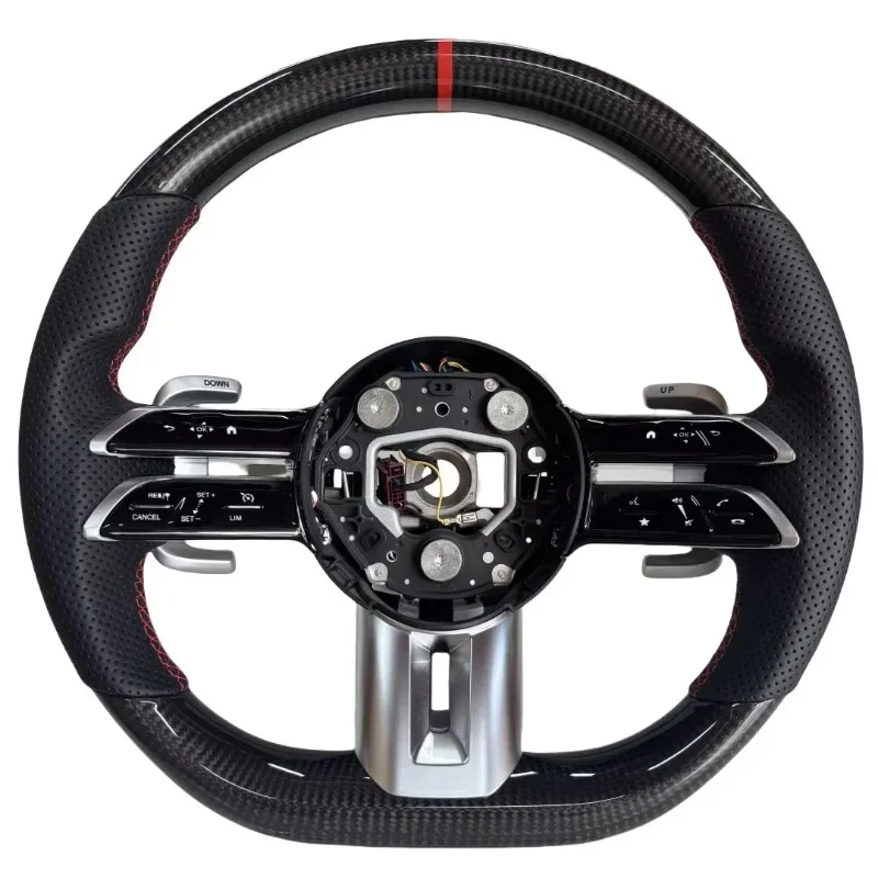 【2025】Racing Steering Wheel For Mercedes Benz C Class A Class E Class For AMG Carbon Fiber Steering Wheel Assembly
【2025】Racing Steering Wheel For Mercedes Benz C Class A Class E Class For AMG Carbon Fiber Steering Wheel Assembly