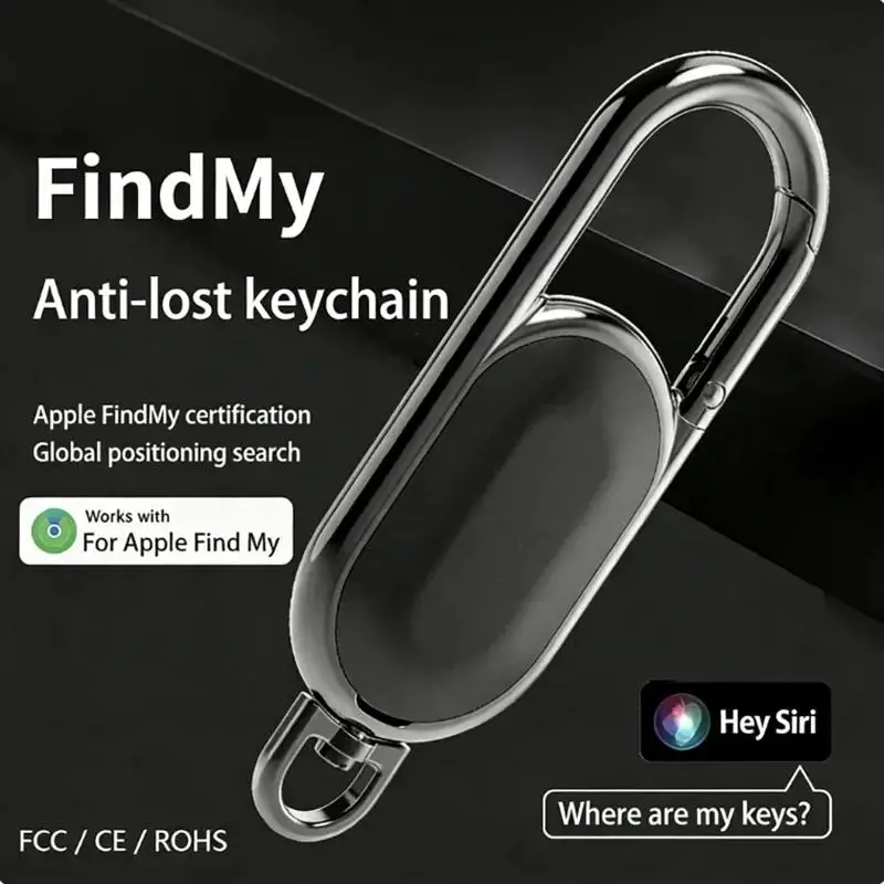 Anti-lost GPS Smart Carabiner key chain Keyring With Apple Find My Real Time Location Tracking For Keys Pets Children Wallet Car
Anti-lost GPS Smart Carabiner key chain Keyring With Apple Find My Real Time Location Tracking For Keys Pets Children Wallet Car