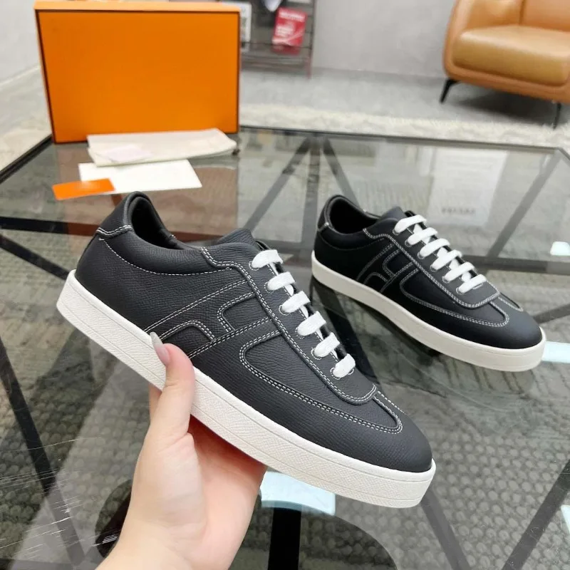 Men Trendy Genuine Leather Flat Skateboard Shoes Stylish Versatile Lace Up Comfortable Breathable Casual Daily Outdoor Footwear
Men Trendy Genuine Leather Flat Skateboard Shoes Stylish Versatile Lace Up Comfortable Breathable Casual Daily Outdoor Footwear