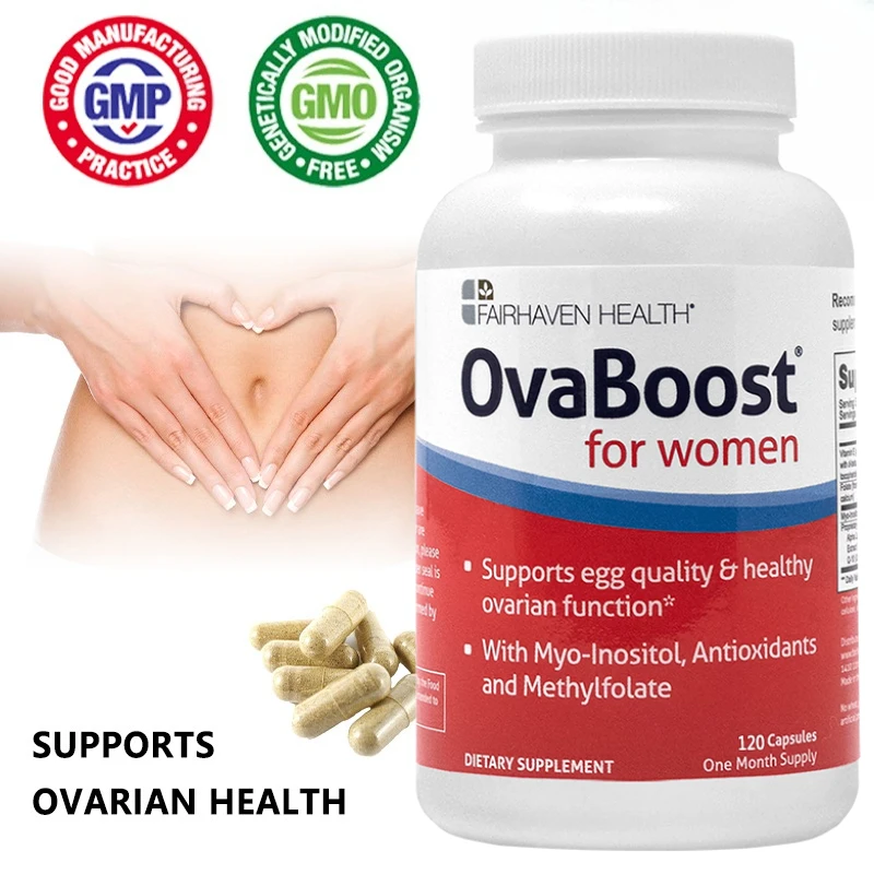 OvaBoost Supplement for Women - Contains Inositol and Folic Acid To Promote Egg Production, Hormone Balance and Ovarian Function
OvaBoost Supplement for Women - Contains Inositol and Folic Acid To Promote Egg Production, Hormone Balance and Ovarian Function