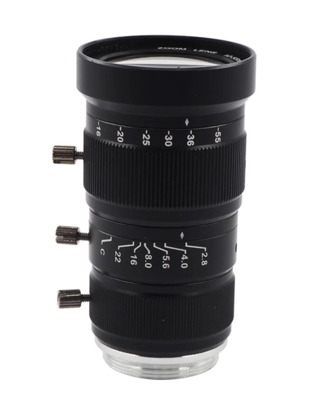 Industrial camera zoom lens 7-36mm, 10MP10-55mm, C-mount, low distortion, machine vision, FA zoom, manual
Industrial camera zoom lens 7-36mm, 10MP10-55mm, C-mount, low distortion, machine vision, FA zoom, manual