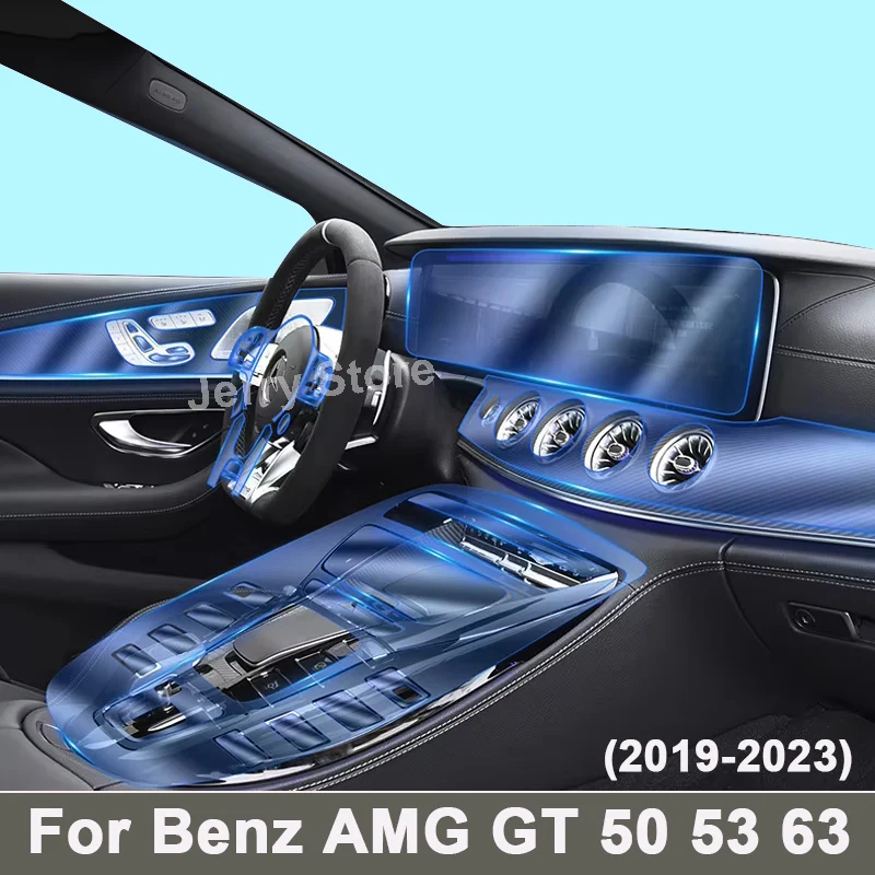 Protective Anti-scratch Car Sticker For Benz AMG GT 50 53 63 (2019-2023) Car Interior Center Console Transparent TPU Film
Protective Anti-scratch Car Sticker For Benz AMG GT 50 53 63 (2019-2023) Car Interior Center Console Transparent TPU Film