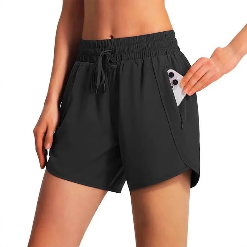 Women's Quick Dry Lightweight Drawstring Zipper Pocket Running Shorts Fitness Workout Athletic Short Pants
Women's Quick Dry Lightweight Drawstring Zipper Pocket Running Shorts Fitness Workout Athletic Short Pants