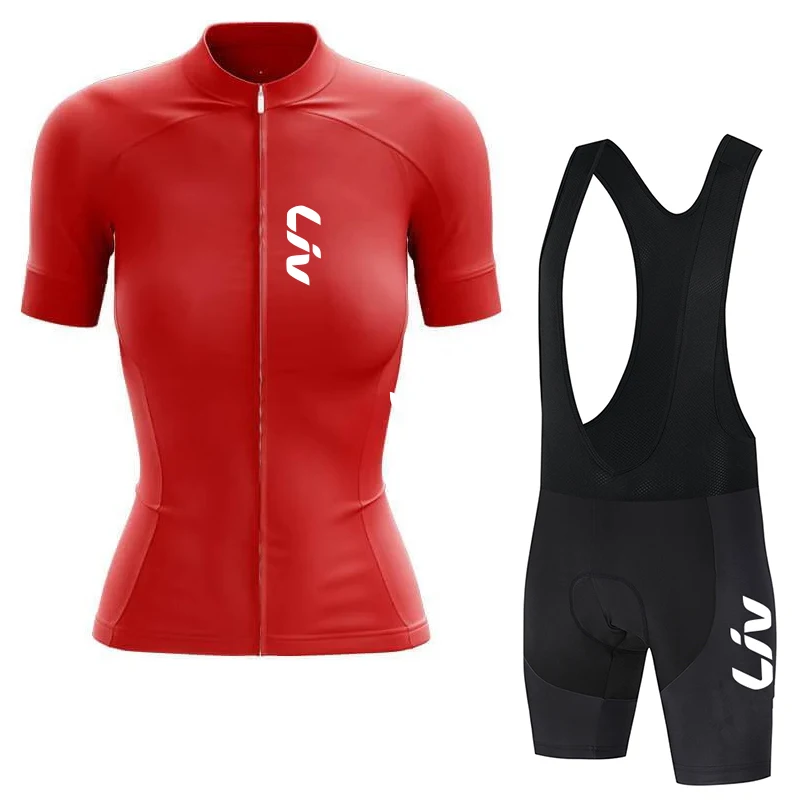 LIV women's bicycle clothing summer cycling jersey set slim fit sun protection bicycle set MTB quick drying bicycle sports shirt
LIV women's bicycle clothing summer cycling jersey set slim fit sun protection bicycle set MTB quick drying bicycle sports shirt