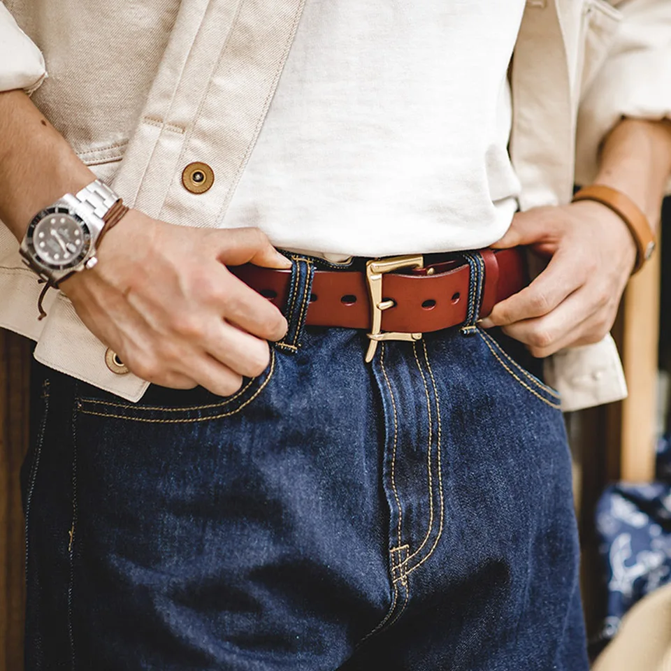 New 3.8cm Belt Korean Edition High Quality Cowhide Single Soldier Firefighter Luxury Styled Needle Buckle Belt For Men And Women
New 3.8cm Belt Korean Edition High Quality Cowhide Single Soldier Firefighter Luxury Styled Needle Buckle Belt For Men And Women