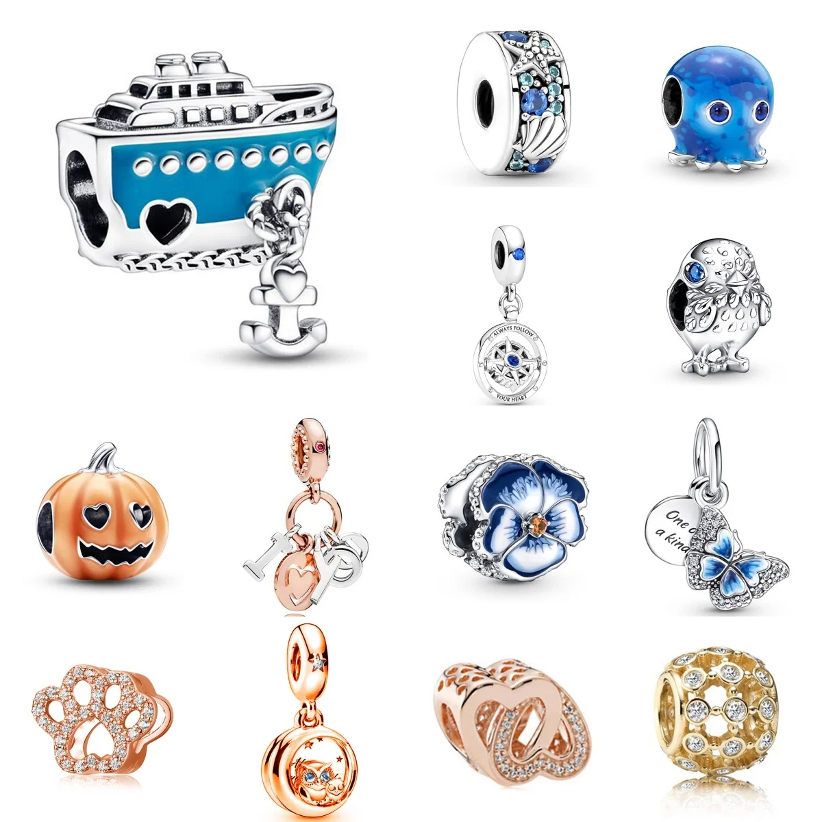 2024 New Silver Plated Blue Diamond Pendants Hollow Charm Beads For Fashion DIY Bracelet Necklace Jewelry Accessories Gifts
2024 New Silver Plated Blue Diamond Pendants Hollow Charm Beads For Fashion DIY Bracelet Necklace Jewelry Accessories Gifts