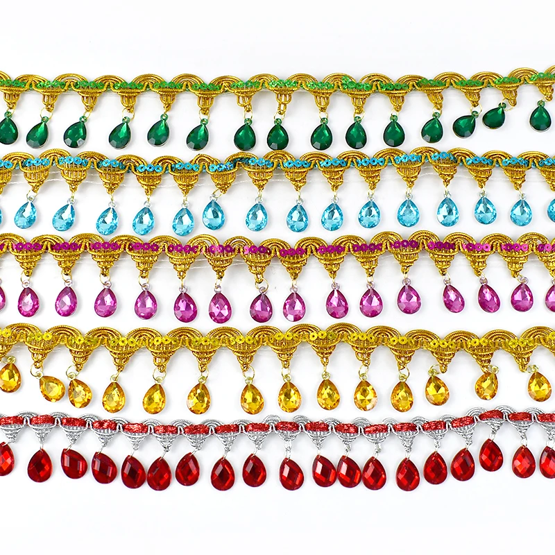 1/2Meters 38mm Plastic Rhinestone Tassels Fringes Sewing Fringe Curtain Clothes Wedding Dress Decorative Edge Tassel Accessories
1/2Meters 38mm Plastic Rhinestone Tassels Fringes Sewing Fringe Curtain Clothes Wedding Dress Decorative Edge Tassel Accessories