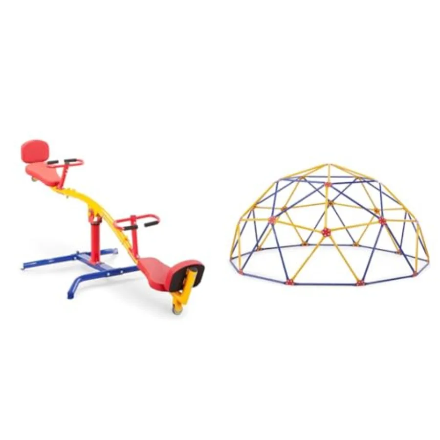 Indoor Outdoor Playground Equipment Teeter Totters 360 Spinning Seesaw Swing Set for Ages 3-12 Durable Plastic with Bright Red
Indoor Outdoor Playground Equipment Teeter Totters 360 Spinning Seesaw Swing Set for Ages 3-12 Durable Plastic with Bright Red