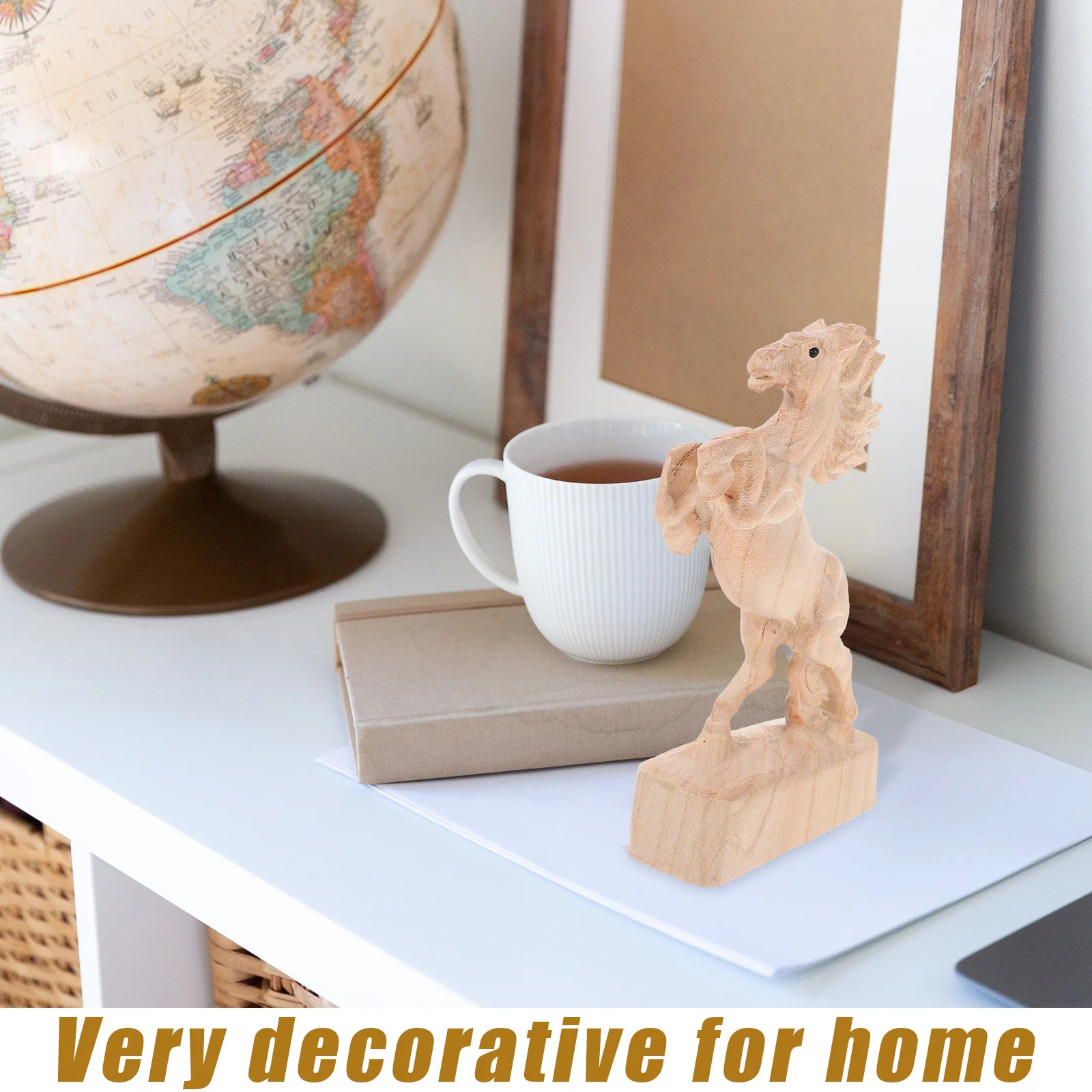 Horse Wood Carving Ornaments Decoration Desktop Statues Home Sculpture Figurines Indoor Tabletop
Horse Wood Carving Ornaments Decoration Desktop Statues Home Sculpture Figurines Indoor Tabletop