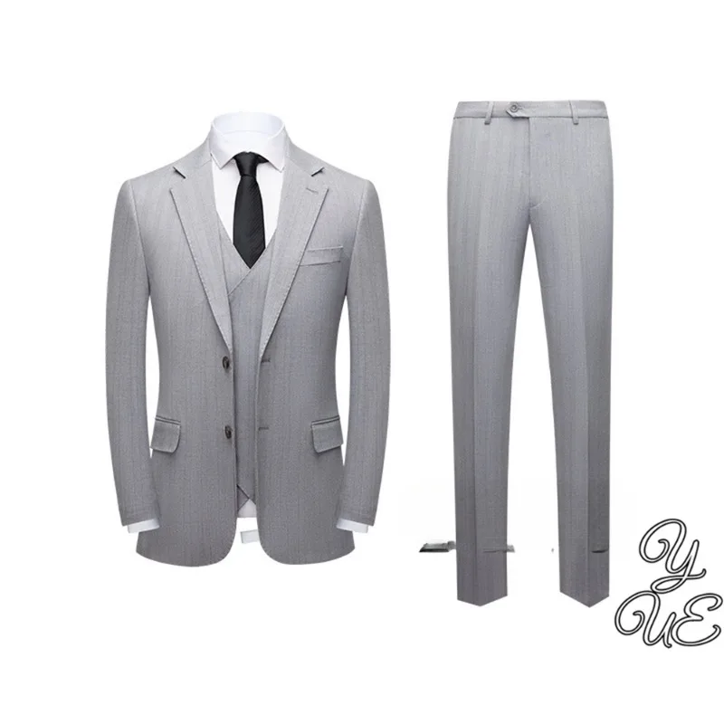 2024 Solid Color (Suit+Tank Top+Pants) Men's Business Dress 3 Set Business Casual Fashion Versatile Set Groom 3 Piece Set
2024 Solid Color (Suit+Tank Top+Pants) Men's Business Dress 3 Set Business Casual Fashion Versatile Set Groom 3 Piece Set