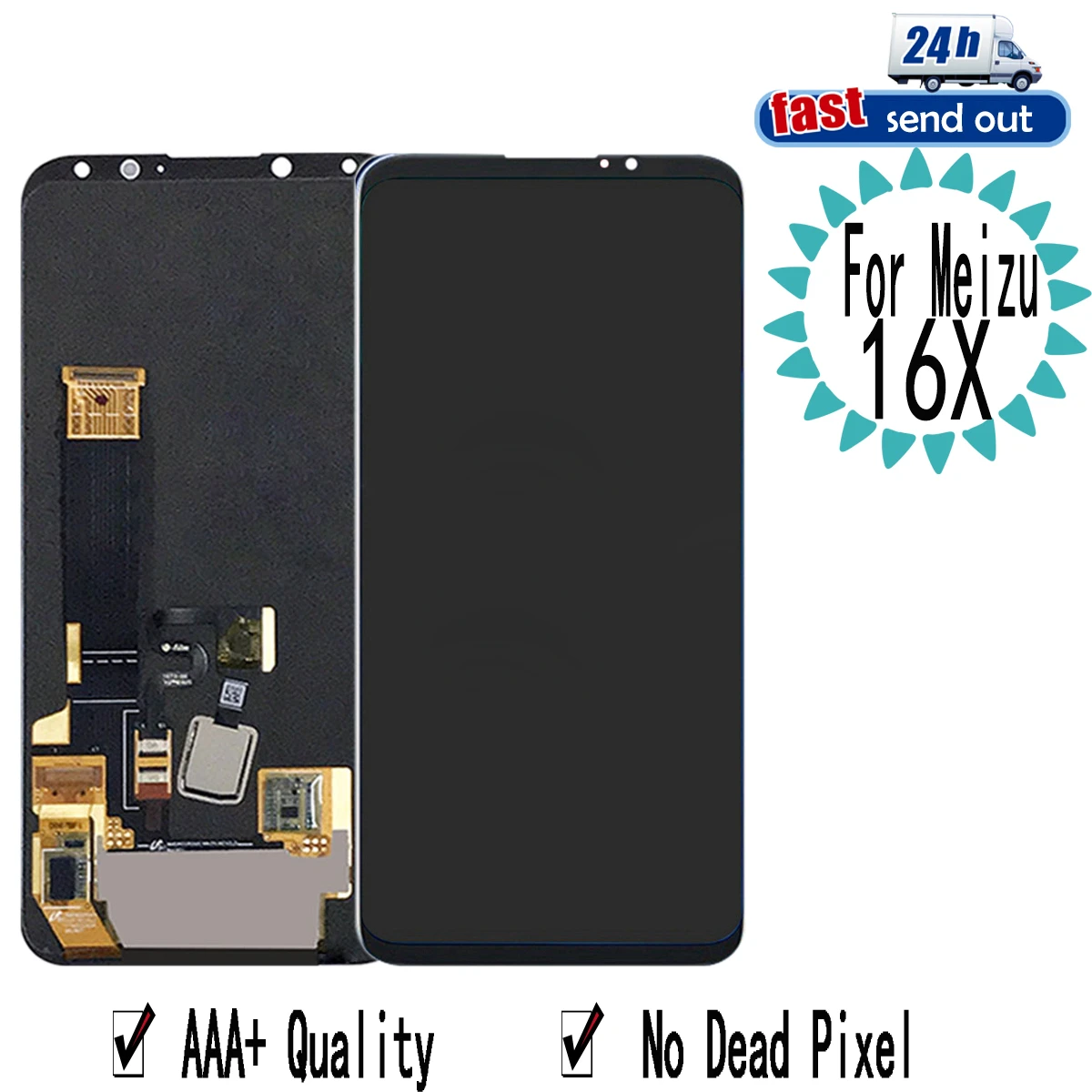 AMOLED 6.0" 16X LCD For MEIZU 16 X 16X LCD Display Touch Screen Digitizer Assembly Replacement For MEIZU 16X
AMOLED 6.0" 16X LCD For MEIZU 16 X 16X LCD Display Touch Screen Digitizer Assembly Replacement For MEIZU 16X