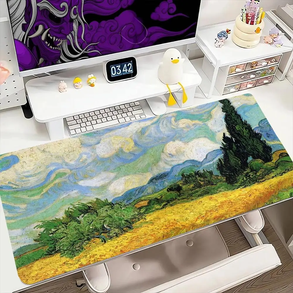 painting Starry Night Mouse Pad 900x400MM Large Gaming Mousepad Keyboard Gamer Rubber Anti-wrinkle Anti-Slip Bottom Desk Mat
painting Starry Night Mouse Pad 900x400MM Large Gaming Mousepad Keyboard Gamer Rubber Anti-wrinkle Anti-Slip Bottom Desk Mat
