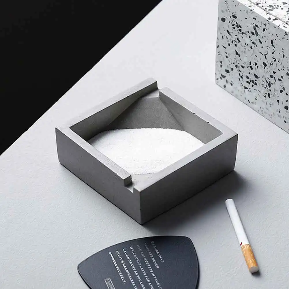 Cement Ashtray Creative Home Ornament Desktop Decoration Tobacco Jar Modern Style Long Term Use Novel Container
Cement Ashtray Creative Home Ornament Desktop Decoration Tobacco Jar Modern Style Long Term Use Novel Container