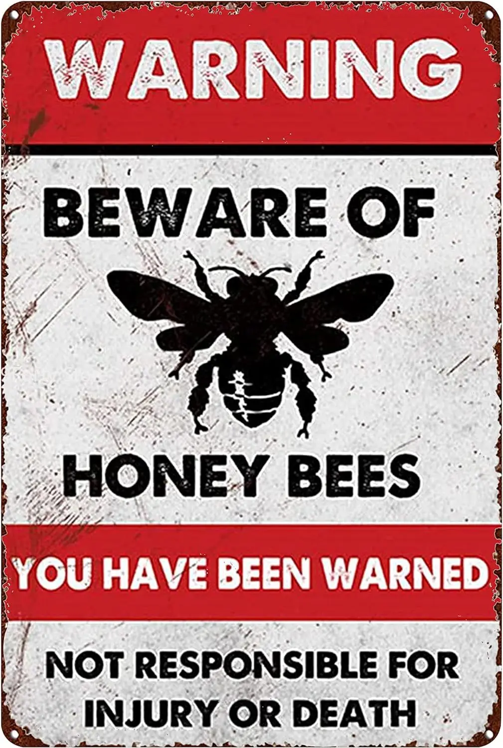 Beware of Honey Bees Metal Tin Sign Vintage Wall Decor Retro Art Funny Decorations Home Bar Pub Cafe Farm Room Plaque
Beware of Honey Bees Metal Tin Sign Vintage Wall Decor Retro Art Funny Decorations Home Bar Pub Cafe Farm Room Plaque