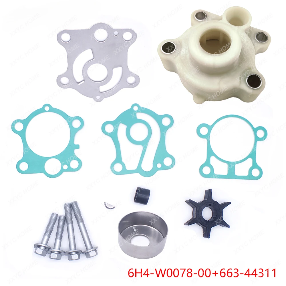 6H4-W0078 Water Pump Impeller Kit For Outboard Parts 2T 30HP 40HP 50HP 3 Cylinder 18-3429 6H4-W0078-00
6H4-W0078 Water Pump Impeller Kit For Outboard Parts 2T 30HP 40HP 50HP 3 Cylinder 18-3429 6H4-W0078-00