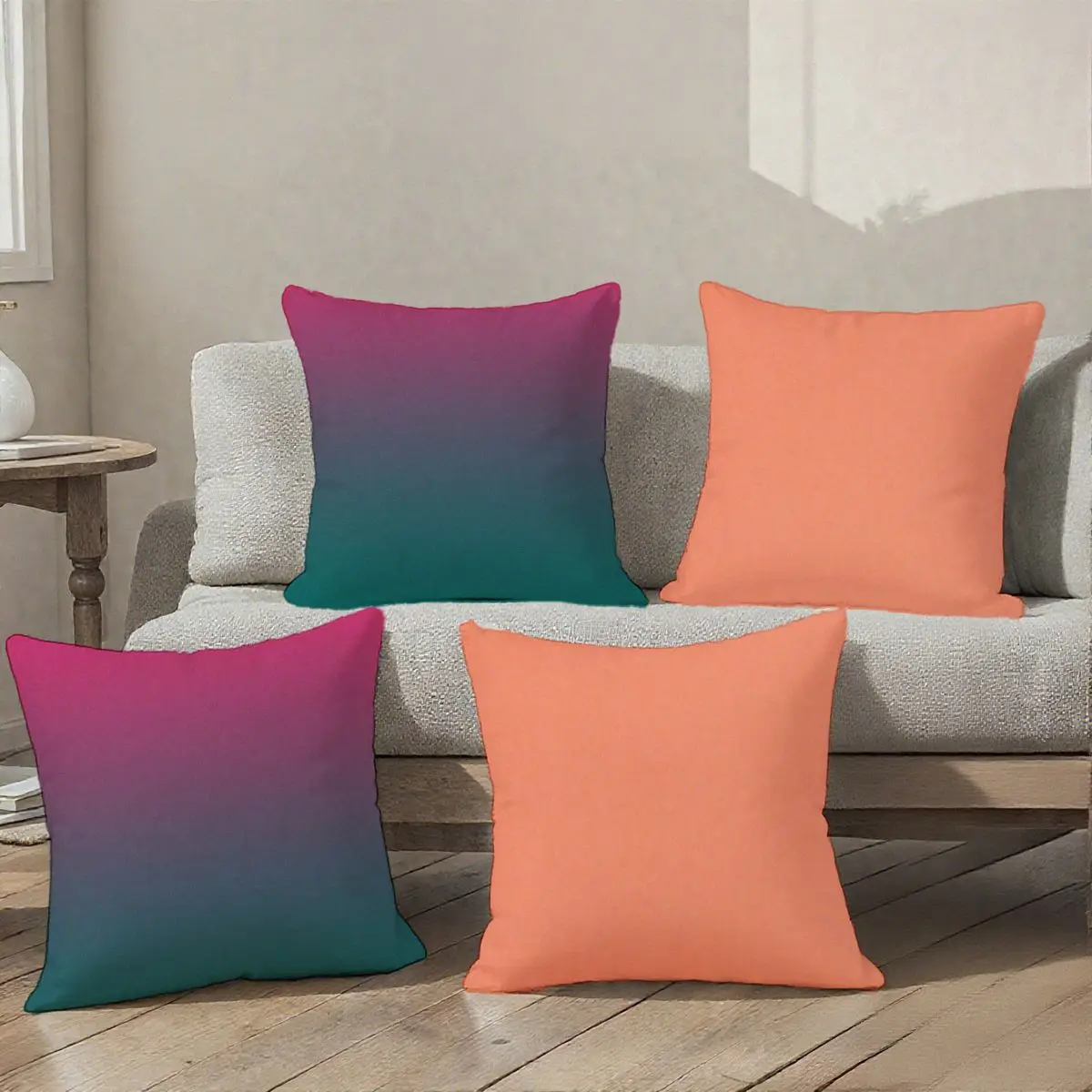 4PCS Square Cushion Covers, Single Color, High-quality Polyester, Minimalist, Autumn & Winter, Zipper, Home Deco (Sofa, Bedroom)
4PCS Square Cushion Covers, Single Color, High-quality Polyester, Minimalist, Autumn & Winter, Zipper, Home Deco (Sofa, Bedroom)