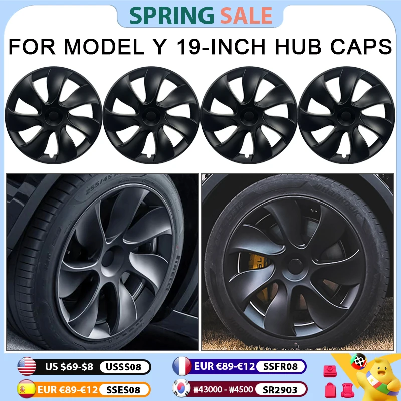 4PCS Hub Cap for Tesla Model Y 19-Inch Performance Replacement Wheel Cap Automobile Hubcap Full Rim Cover Accessories 2018-2024
4PCS Hub Cap for Tesla Model Y 19-Inch Performance Replacement Wheel Cap Automobile Hubcap Full Rim Cover Accessories 2018-2024