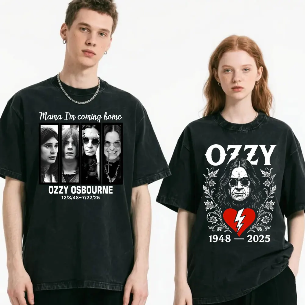 Men's Ozzy Osbourne Tribute Shirt 1970-2025 Retro Washed Cotton Rock Legend RIP Black Sabbath Tour Men Clothing Graphic TShirts
Men's Ozzy Osbourne Tribute Shirt 1970-2025 Retro Washed Cotton Rock Legend RIP Black Sabbath Tour Men Clothing Graphic TShirts