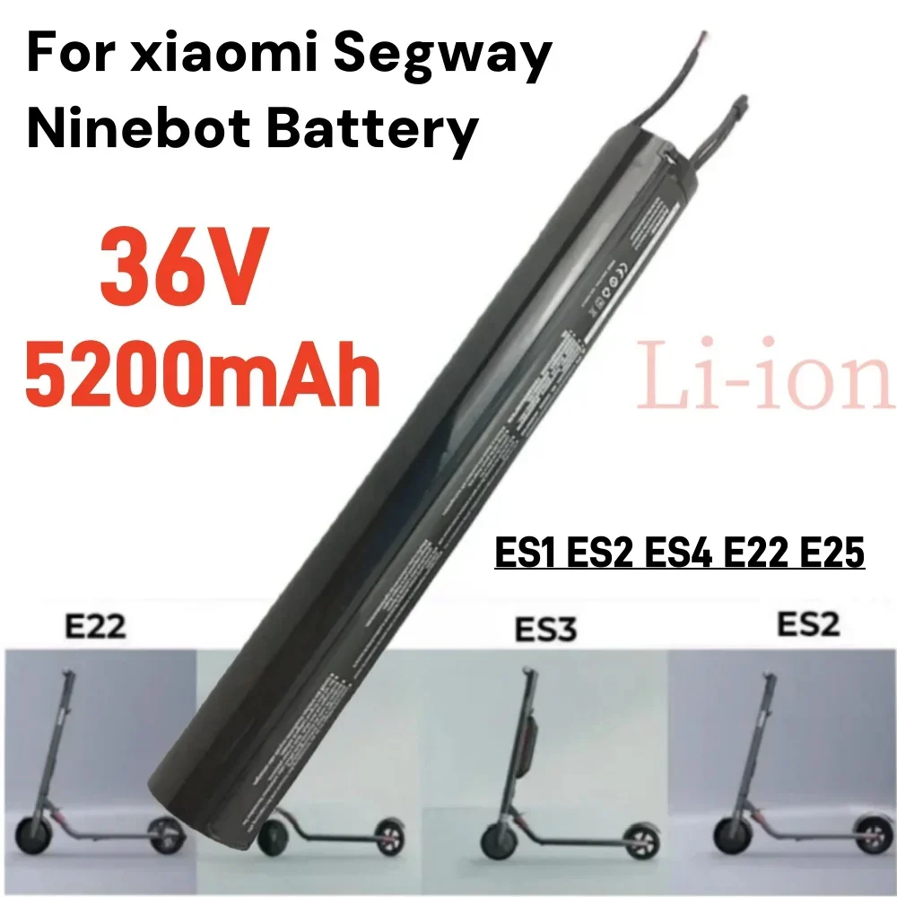 36V 5200mAh Battery Pack Suitable for Ninebot Segway Es1 / ES2 / Es3 / Es4 Scooter
36V 5200mAh Battery Pack Suitable for Ninebot Segway Es1 / ES2 / Es3 / Es4 Scooter