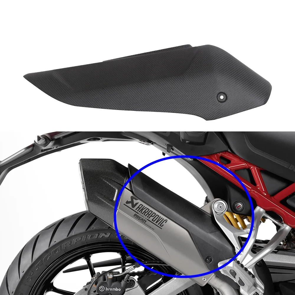 Motorcycle Carbon Fiber Exhaust Cover For DUCATI Multistrada V4/V4S V4 S Sport 2020 2021 2022 2023
Motorcycle Carbon Fiber Exhaust Cover For DUCATI Multistrada V4/V4S V4 S Sport 2020 2021 2022 2023